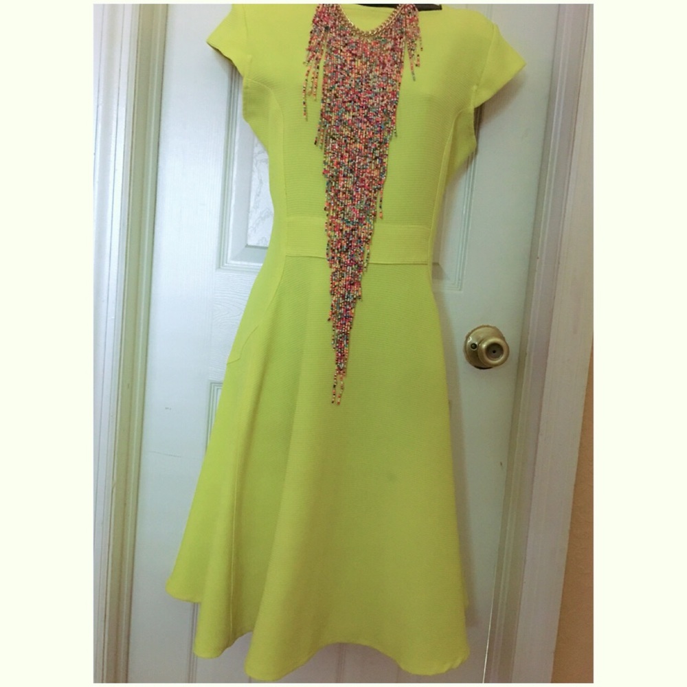 Sandra Darren Solid Pintuck Dress - Picture 4 of 5